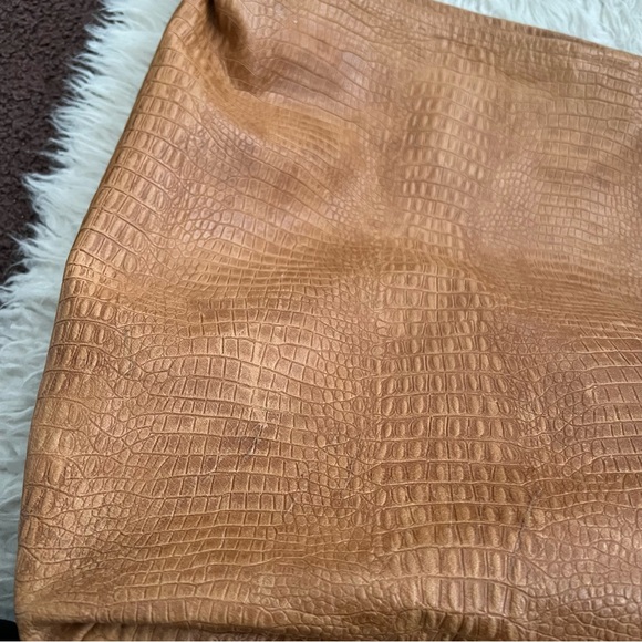 Parker Thatch XL Jane Slouch Bag  - Leather Tan Croco - Picture 7 of 14